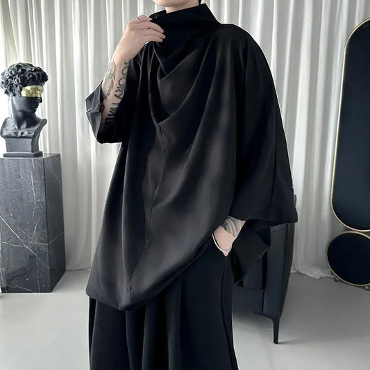 T-shirt streetwear hip hop noir pour homme – mode urbaine harajuku