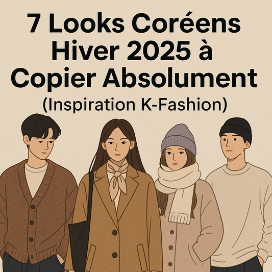 7 Looks Coréens Hiver 2025 à Copier Absolument – Tendances K-Fashion Qui Cartonnent
