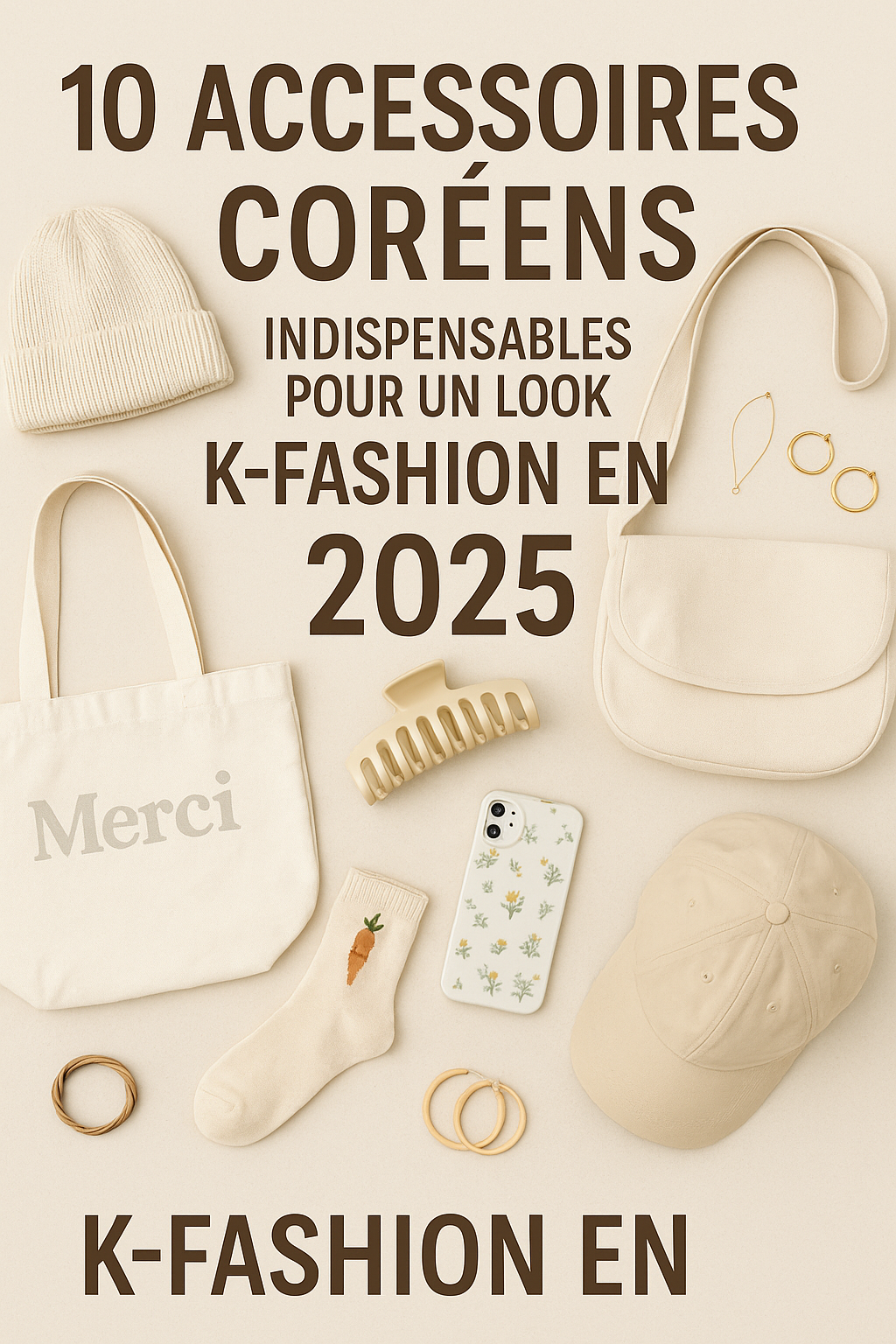 10 Accessoires Coréens Indispensables pour un Look K-Fashion en 2025