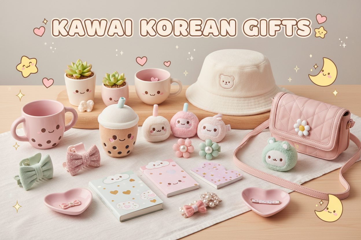 Idées cadeaux – accessoires mode coréens, bijoux japonais, cadeaux originaux pour femme et homme