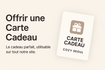 Carte Cadeau CozySeoul