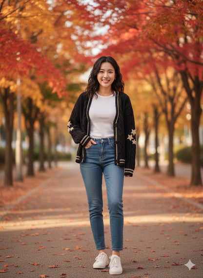 Cardigan Coréen Basique