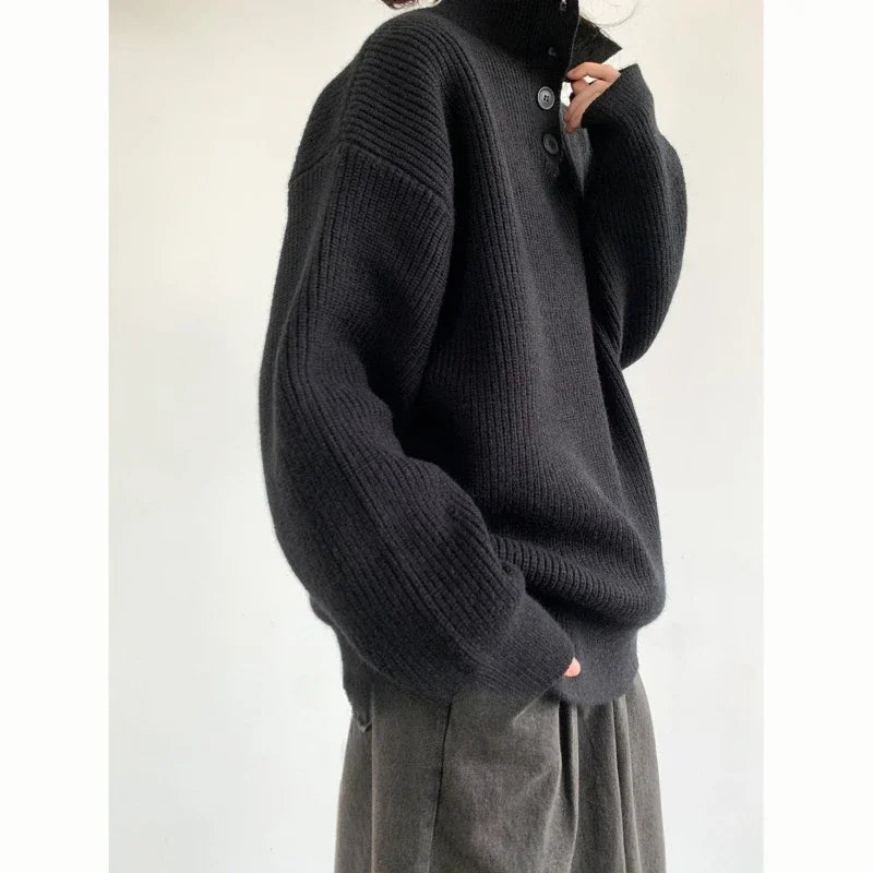 Tenue automne homme deux pièces col mi-haut décontracté