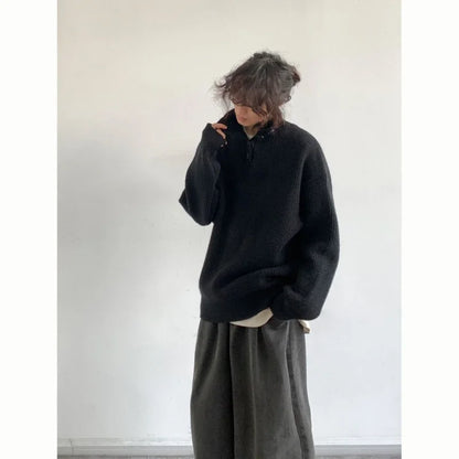 Ensemble streetwear japonais pour homme, pull + pantalon