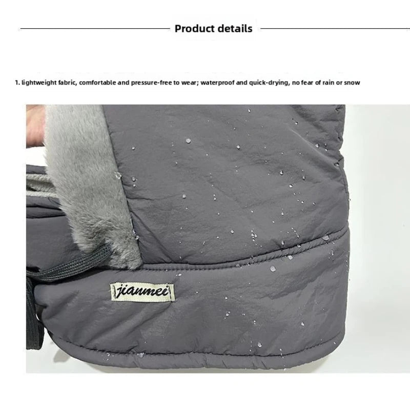 Guêtre 3 en 1 noire pour moto et sport extérieur