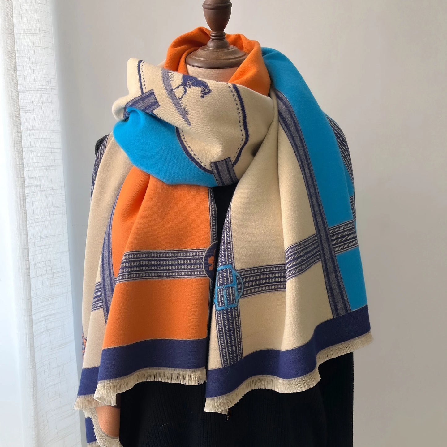 pashmina femme châle élégant coloré nouvelle collection hiver 2024