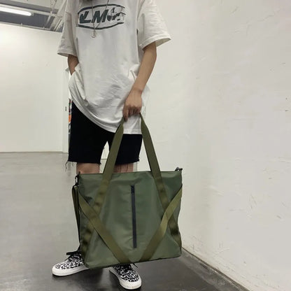 sac en nylon vert suspendu grande capacité